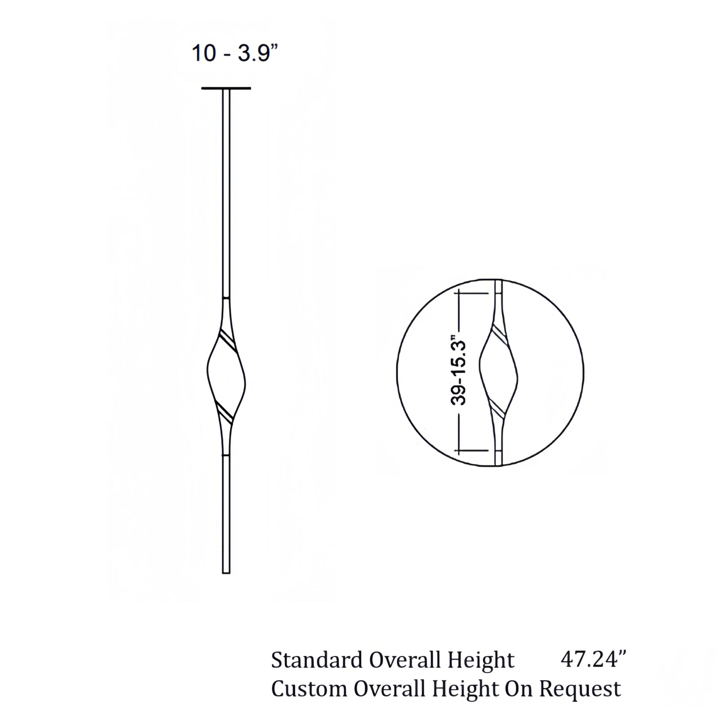 Il Pezzo 12 Pendant - Lightings Menu