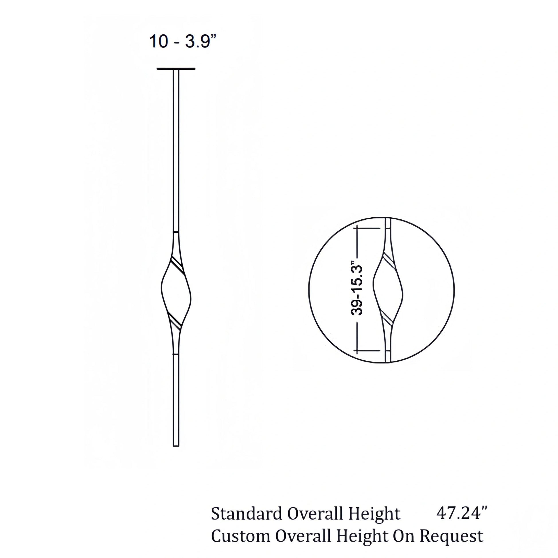 Il Pezzo 12 Pendant - Lightings Menu