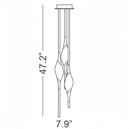 Il Pezzo 12 Round Chandelier 3 - Light - Lightings Menu