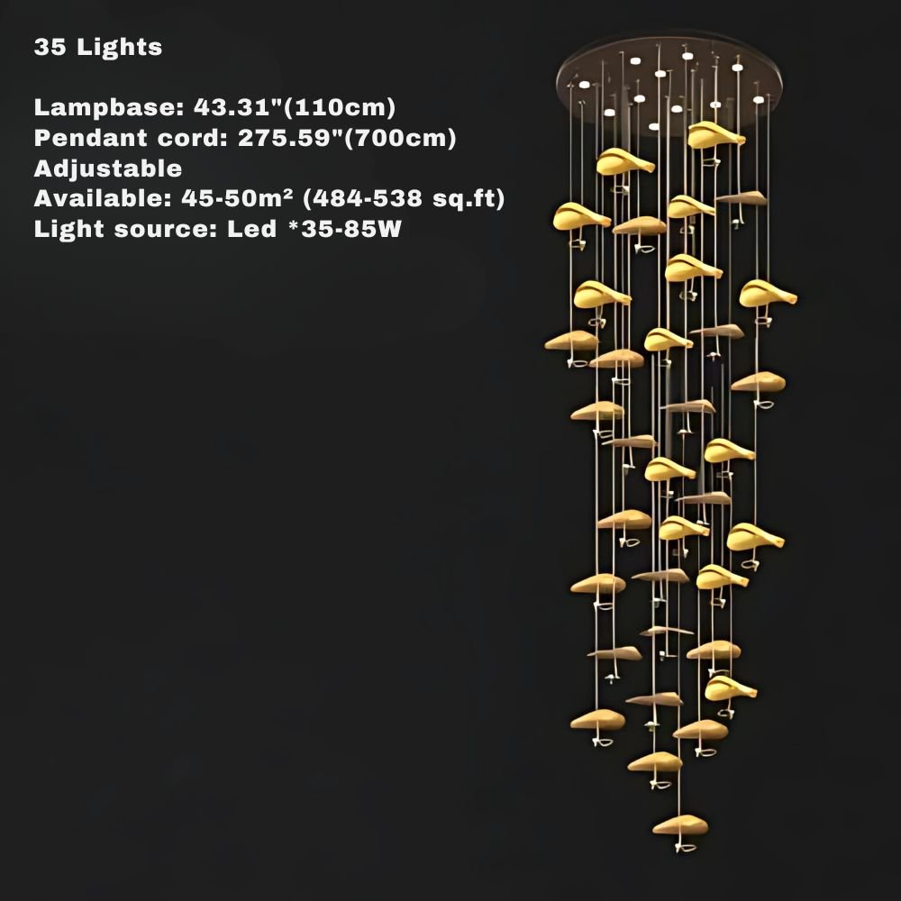 Jenisso Vintage Staircase Chandelier - Lightings Menu