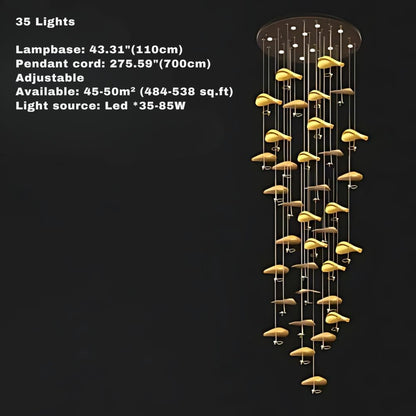 Jenisso Vintage Staircase Chandelier - Lightings Menu