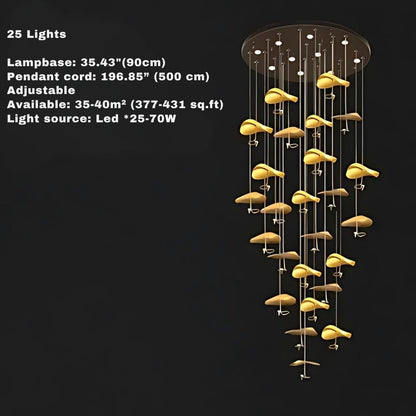 Jenisso Vintage Staircase Chandelier - Lightings Menu