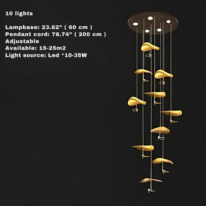 Jenisso Vintage Staircase Chandelier - Lightings Menu