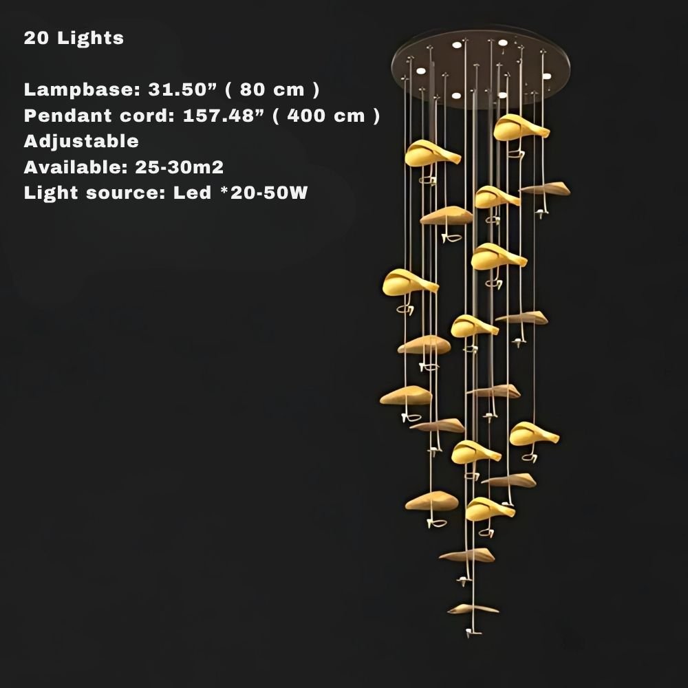 Jenisso Vintage Staircase Chandelier - Lightings Menu