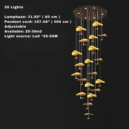 Jenisso Vintage Staircase Chandelier - Lightings Menu