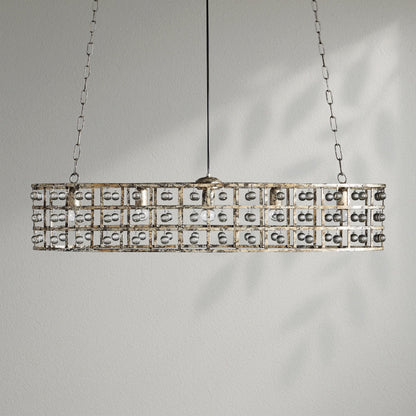 La Cagem 5 - Light Oval Chandelier - Lightings Menu