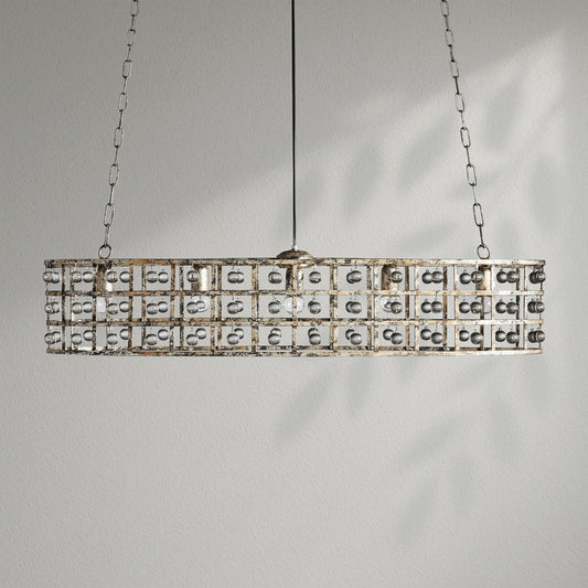 La Cagem 5 - Light Oval Chandelier - Lightings Menu