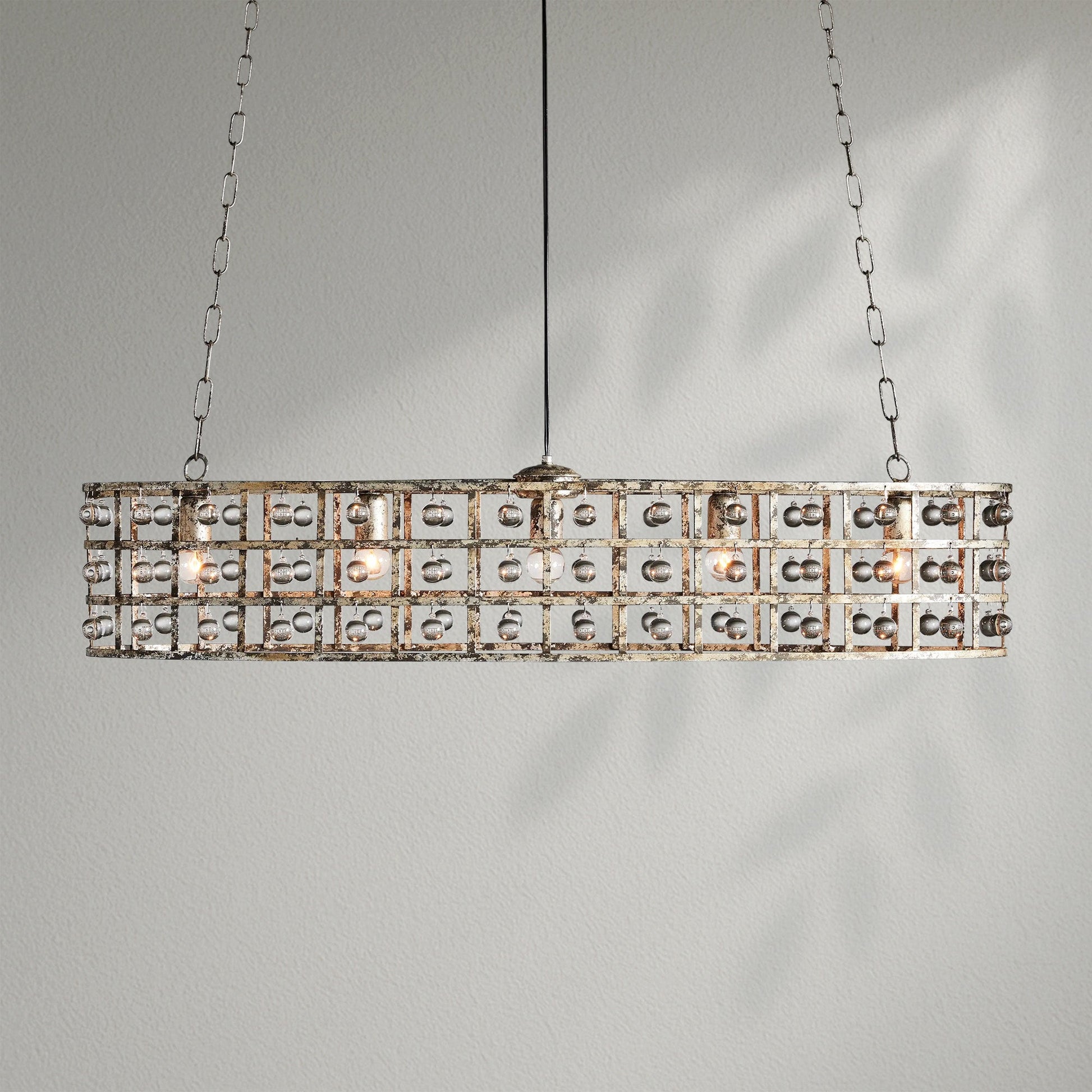 La Cagem 5 - Light Oval Chandelier - Lightings Menu