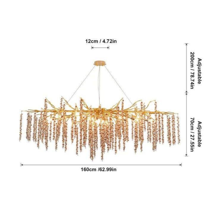 Lacuna Dining Room Branch Chandelier - Lightings Menu