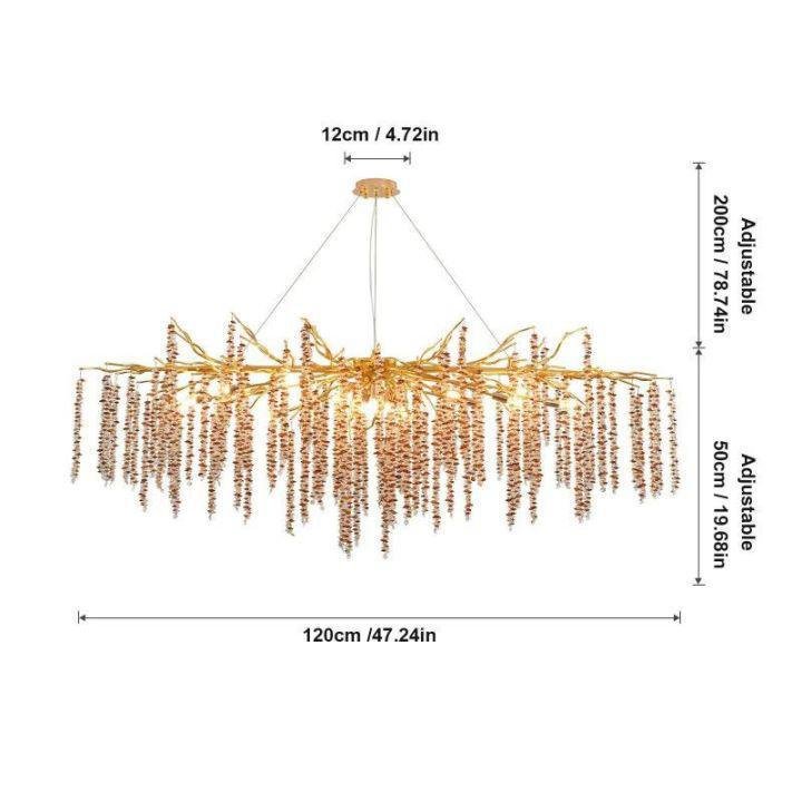 Lacuna Dining Room Branch Chandelier - Lightings Menu