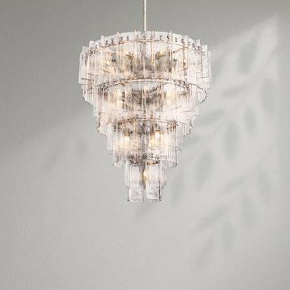 Lattico Multi - Layer Round Chandelier - Lightings Menu