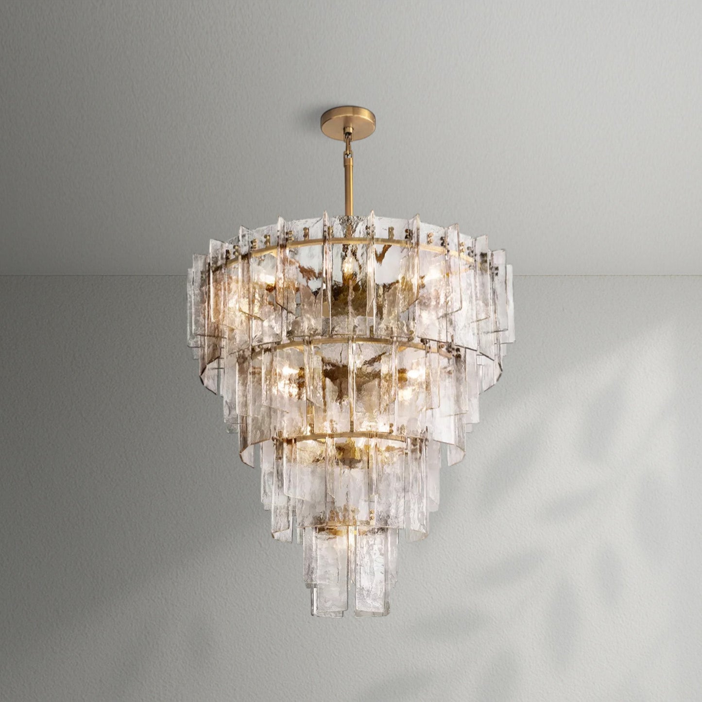 Lattico Multi - Layer Round Chandelier - Lightings Menu