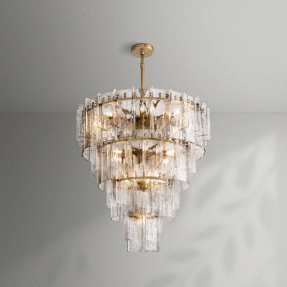 Lattico Multi - Layer Round Chandelier - Lightings Menu