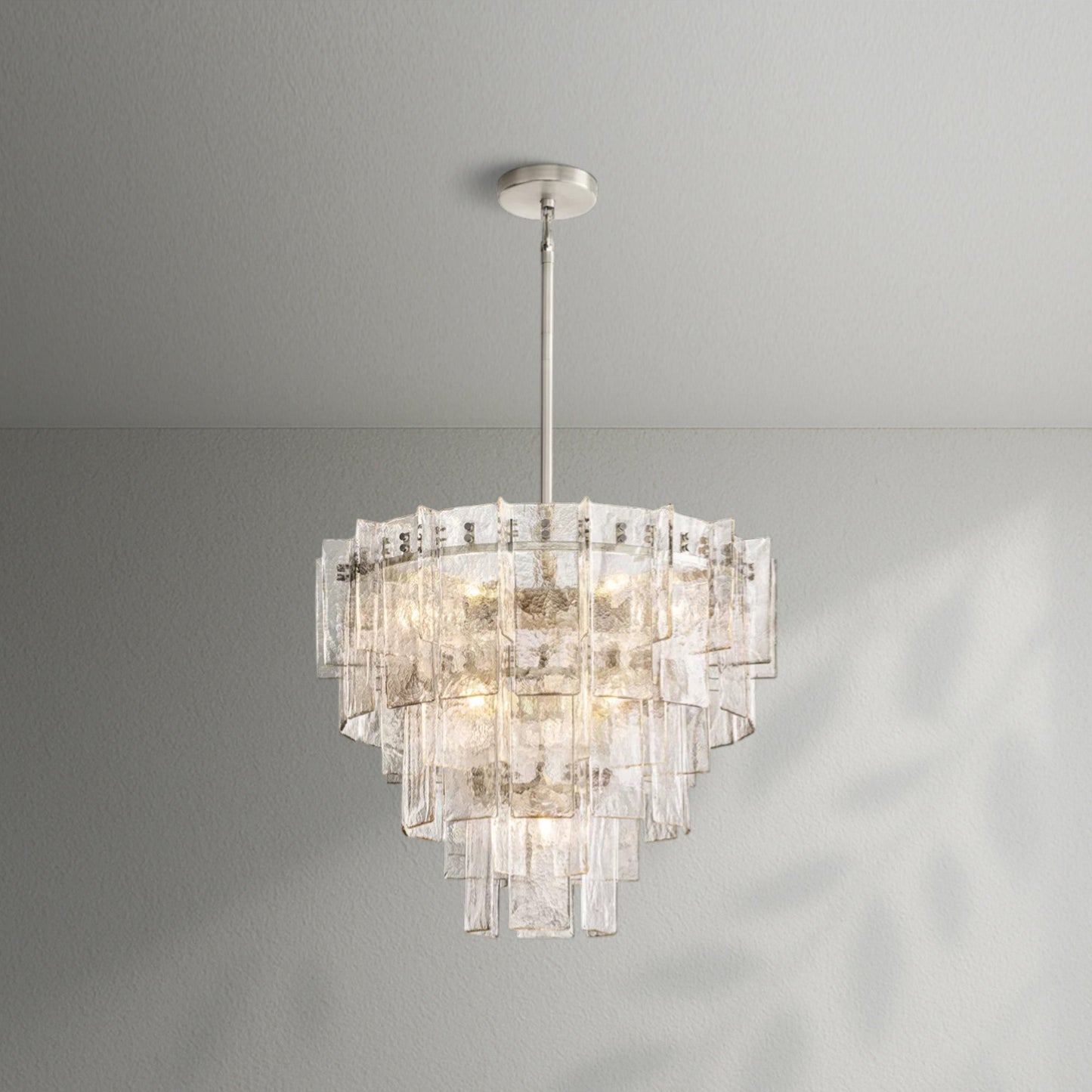 Lattico Multi - Layer Round Chandelier - Lightings Menu