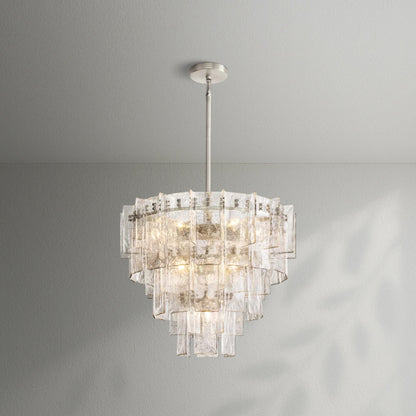 Lattico Multi - Layer Round Chandelier - Lightings Menu