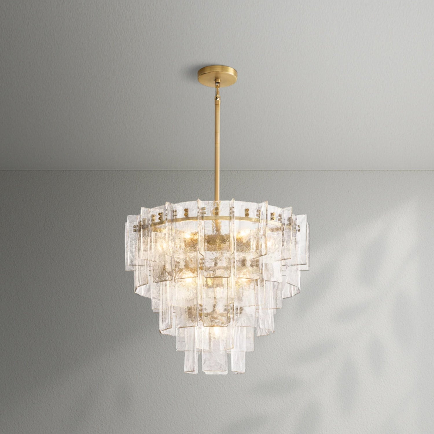 Lattico Multi - Layer Round Chandelier - Lightings Menu