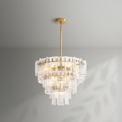 Lattico Multi - Layer Round Chandelier - Lightings Menu