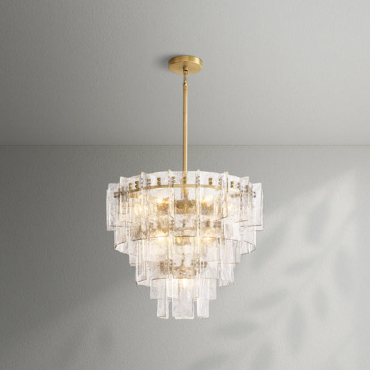 Lattico Multi - Layer Round Chandelier - Lightings Menu
