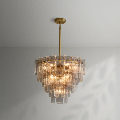 Lattico Multi - Layer Round Chandelier - Lightings Menu