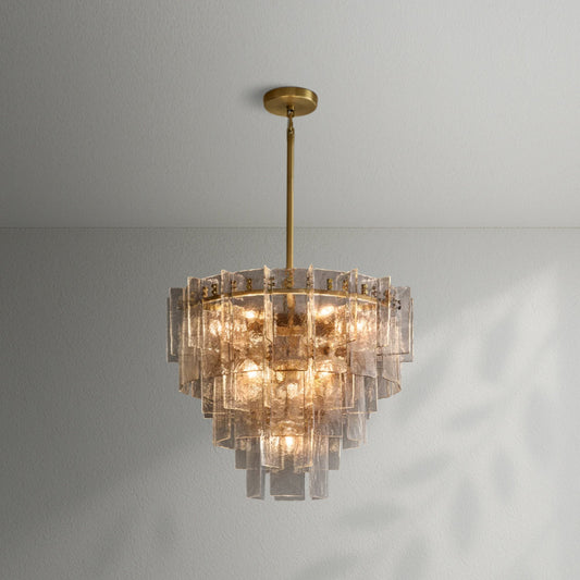 Lattico Multi - Layer Round Chandelier - Lightings Menu
