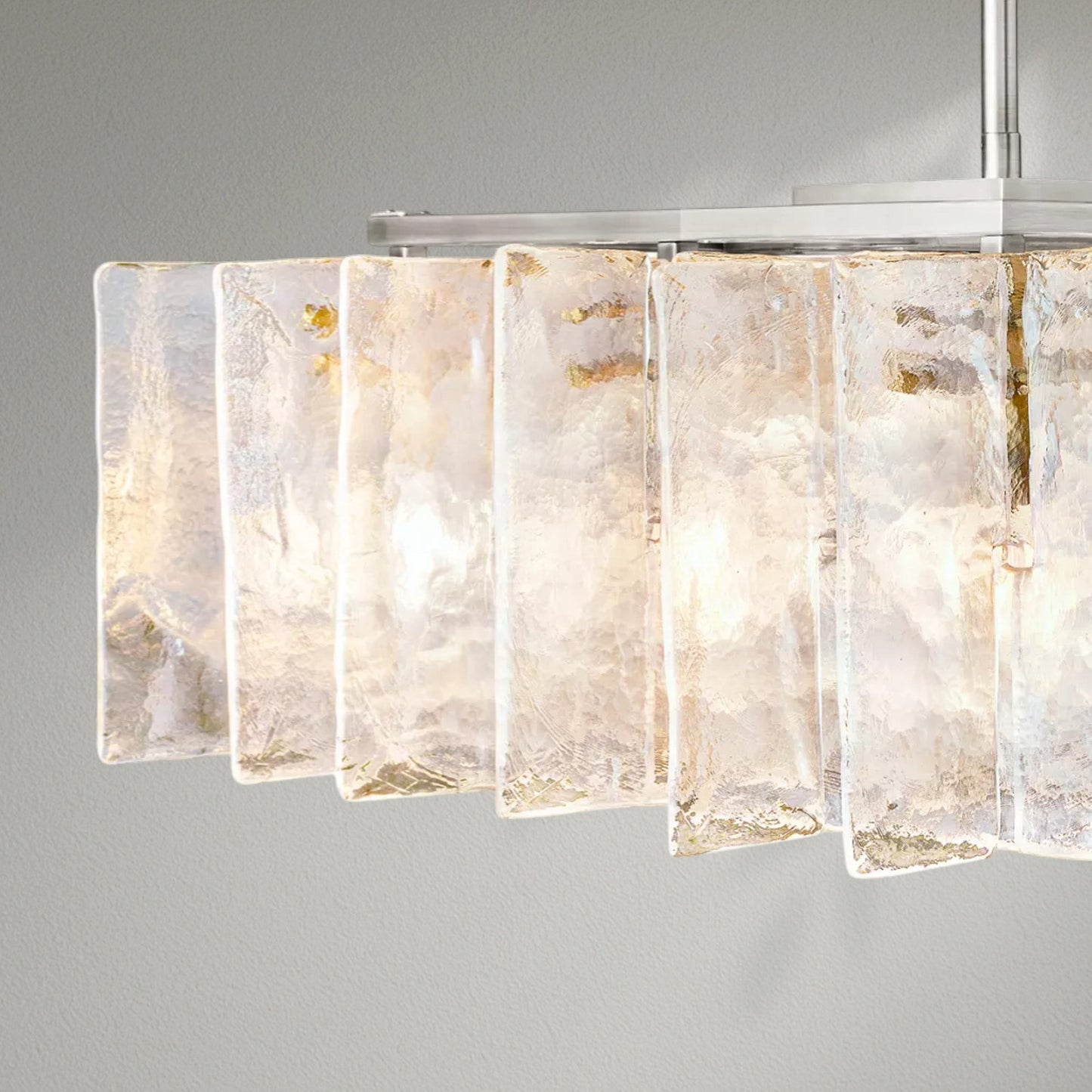 Lattico Square Chandelier 37" - Lightings Menu