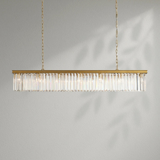 Leylind Rectangular Chandelier - Lightings Menu