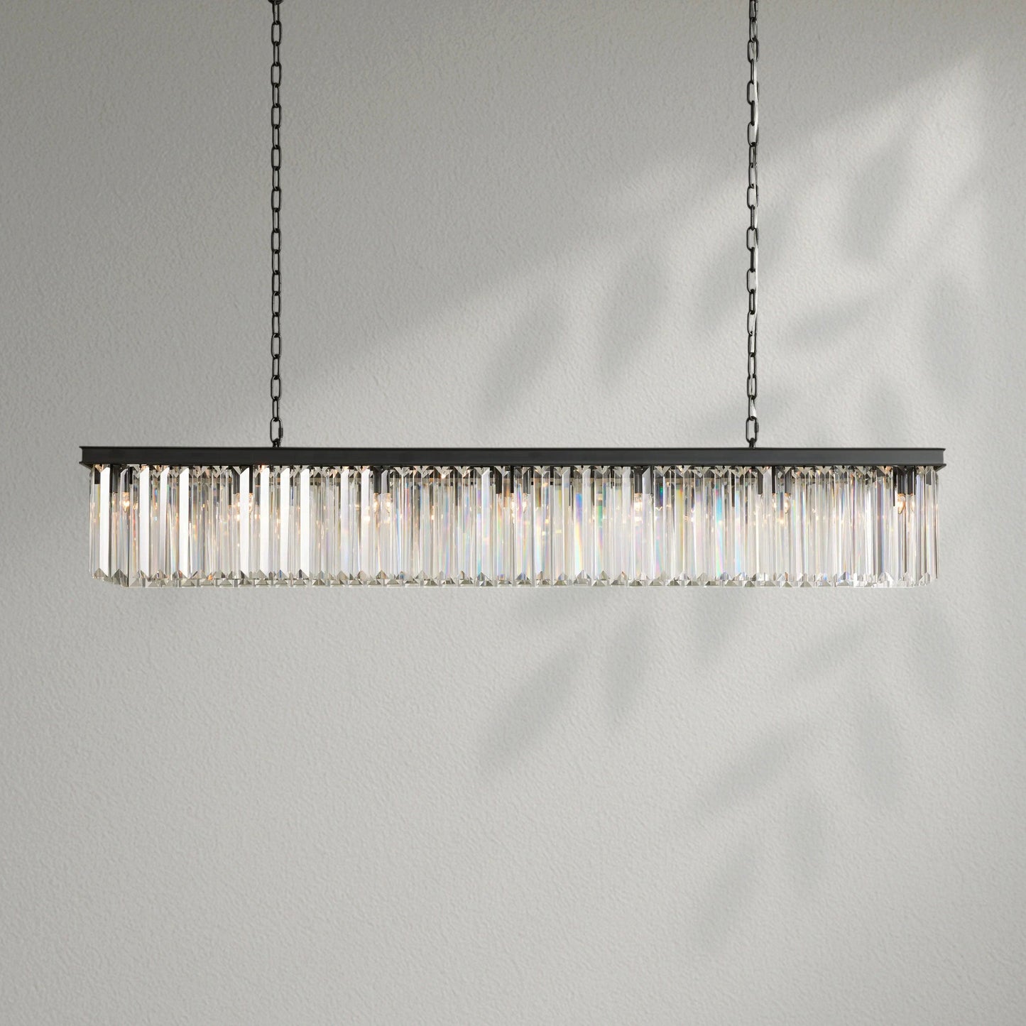 Leylind Rectangular Chandelier - Lightings Menu