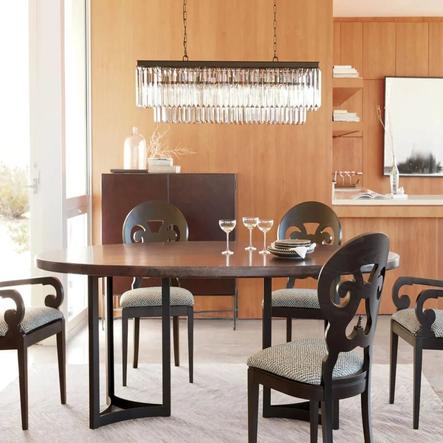 Leylind Tiered Rectangular Chandelier - Lightings Menu