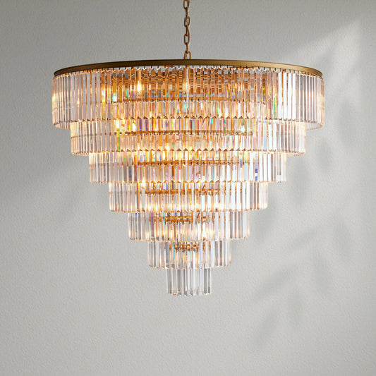 Leylind Tiered Round Chandelier - Lightings Menu