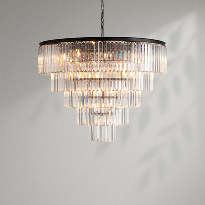 Leylind Tiered Round Chandelier - Lightings Menu