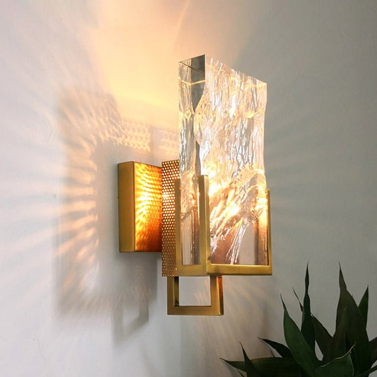 Living room bedroom corridor crystal wall lamp - Lightings Menu