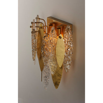 Majestic Gold Finish 18 - inch Wall Sconce - Lightings Menu