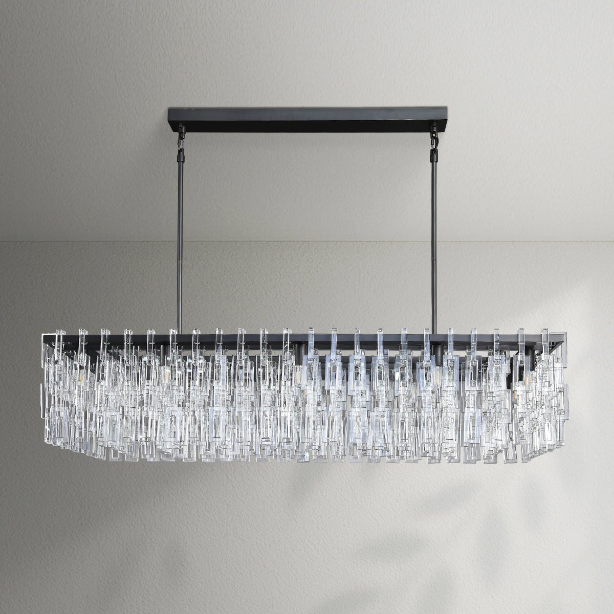 Marigon Modern Rectangular Chandelier - Lightings Menu