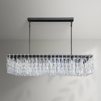 Marigon Modern Rectangular Chandelier - Lightings Menu