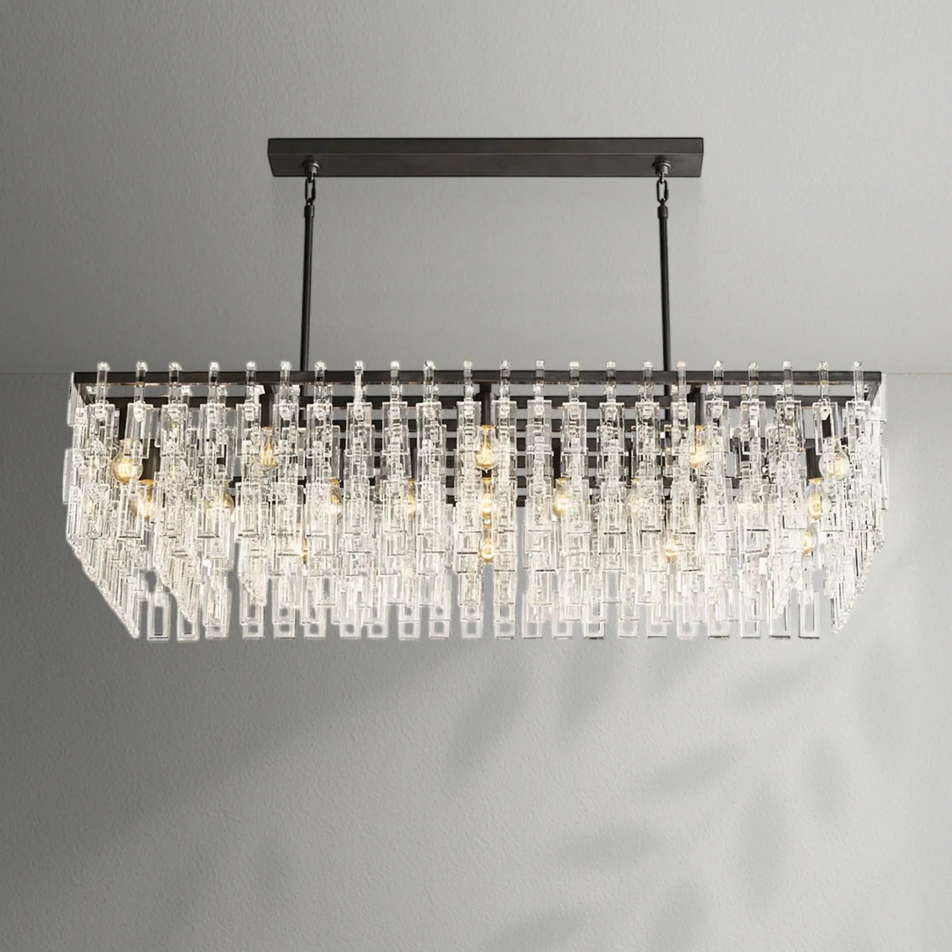 Marigon Modern Rectangular Chandelier - Lightings Menu