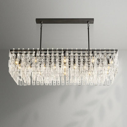 Marigon Modern Rectangular Chandelier - Lightings Menu