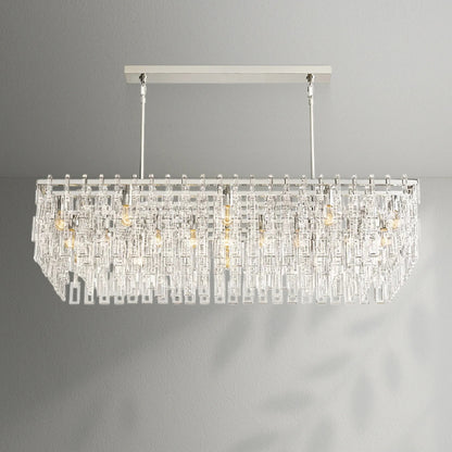 Marigon Modern Rectangular Chandelier - Lightings Menu