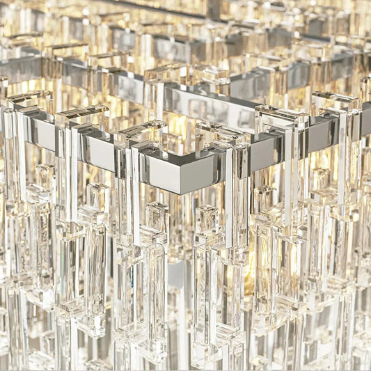 Marigon Modern Rectangular Chandelier - Lightings Menu