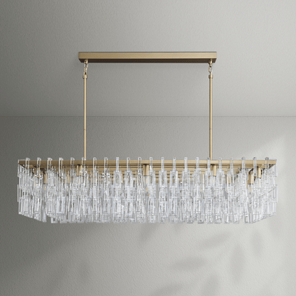 Marigon Modern Rectangular Chandelier - Lightings Menu