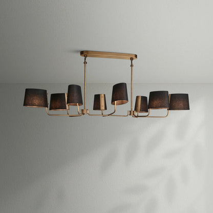 Martineeu Linear Chandelier 72" - Lightings Menu