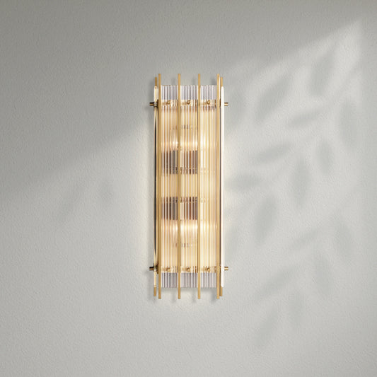 Sun Marco Glass Grand Rectangular Sconce