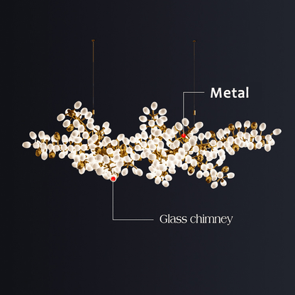 Modern Artistic Linear Elegant Grape Extra Large Chandelier - Lightings Menu