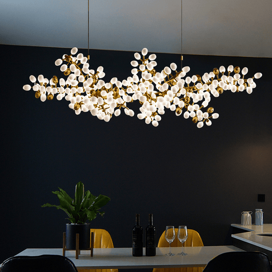 Modern Artistic Linear Elegant Grape Extra Large Chandelier - Lightings Menu