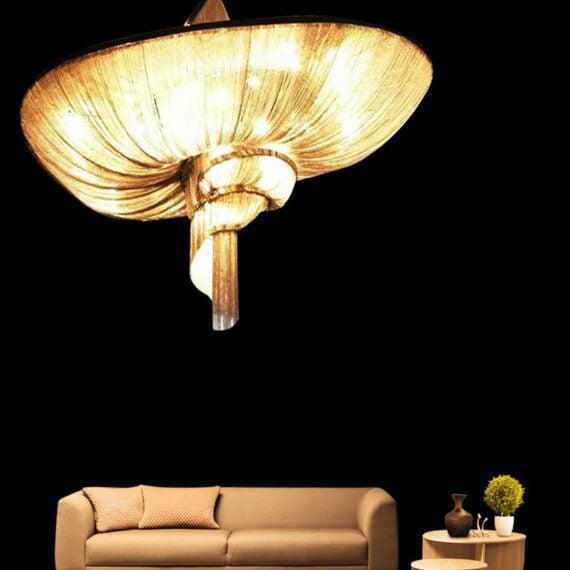 Modern Chain Tassel Pendant Chandelier - Lightings Menu