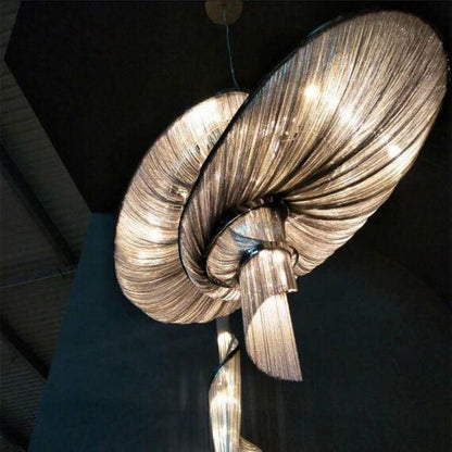 Modern Chain Tassel Pendant Chandelier - Lightings Menu