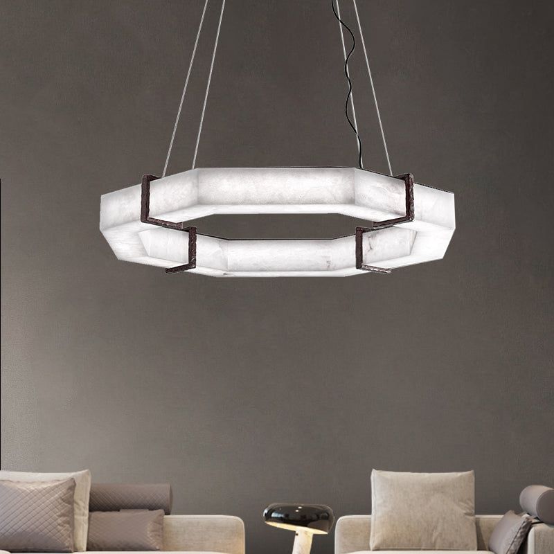 Modern Creative Retro Alabaster Chandelier - Lightings Menu