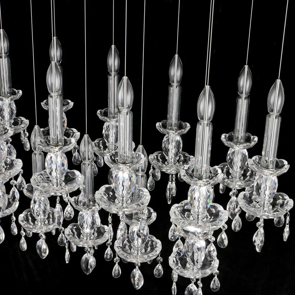 Modern Linear Crystal Lighting - Lightings Menu