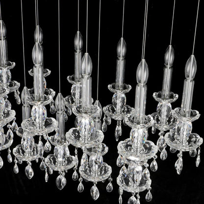 Modern Linear Crystal Lighting - Lightings Menu