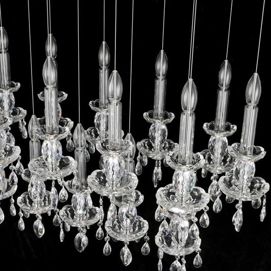 Modern Linear Crystal Lighting - Lightings Menu