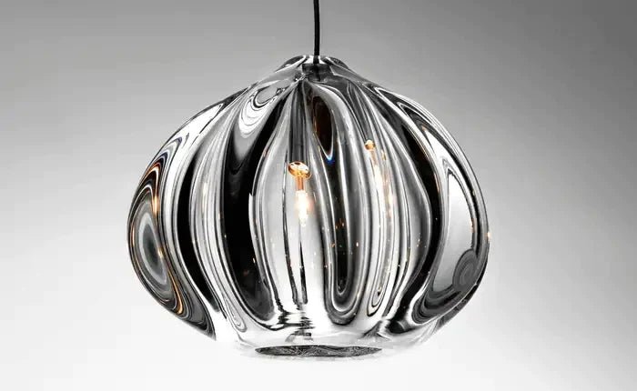Modern Nordic Style Hand Blown Glass Pendant Crystal Chandelier For Dining Room/Living Room/Stairwell - Lightings Menu